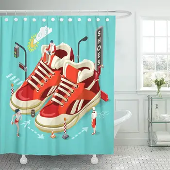 Shower Curtain Shopping Addiction Shoes Sale 3D Flat Isometric Huge Oversized Shower Curtains Sets with 12 Hooks 72 x 78 Inches
Shower Curtain Shopping Addiction Shoes Sale 3D Flat Isometric Huge Oversized Shower Curtains Sets with 12 Hooks 72 x 78 Inches