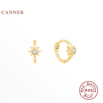 CANNER Earrings For Women Real 925 Sterling Silver Ins Wind Hexagonal Hot Sale Earrings Hoops Zircon Diamond Korean Jewelry
CANNER Earrings For Women Real 925 Sterling Silver Ins Wind Hexagonal Hot Sale Earrings Hoops Zircon Diamond Korean Jewelry