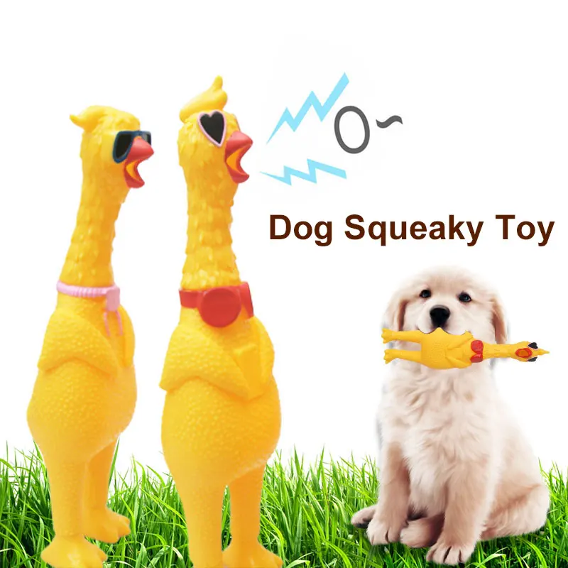 1PCS Pets Dog Toys Screaming Chicken Squeeze Sound Toy for Dogs Super Durable Funny Squeaky Yellow Rubber Chicken Dog Chew Toy
1PCS Pets Dog Toys Screaming Chicken Squeeze Sound Toy for Dogs Super Durable Funny Squeaky Yellow Rubber Chicken Dog Chew Toy