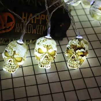 Holiday Decoration Lights Skull And Crossbones Light String Halloween Light String Ghost Festival LED Light String 
Holiday Decoration Lights Skull And Crossbones Light String Halloween Light String Ghost Festival LED Light String