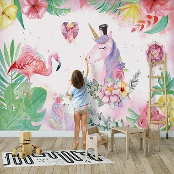Custom 3D wallpaper mural Nordic minimalist flamingo unicorn background wallpaper mural
Custom 3D wallpaper mural Nordic minimalist flamingo unicorn background wallpaper mural