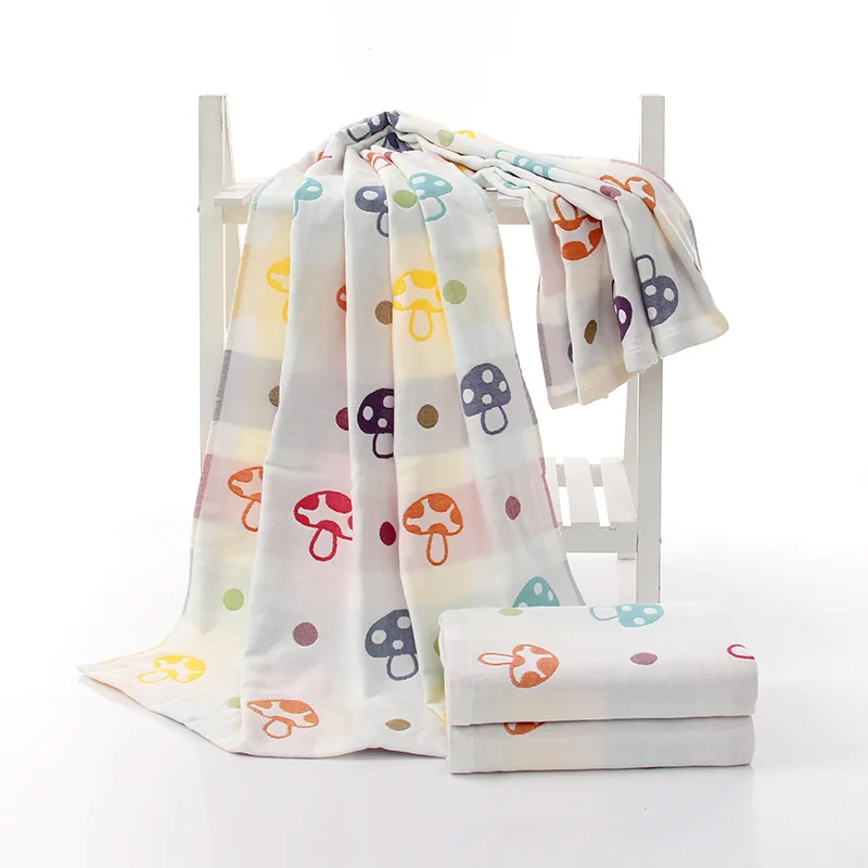 BABY'S Bath Towel Three Layer Gauze Bath Towel Children Baby Mushroom Bath Towel Blanket BABY'S BLANKET Blanket No Fluorescence
BABY'S Bath Towel Three Layer Gauze Bath Towel Children Baby Mushroom Bath Towel Blanket BABY'S BLANKET Blanket No Fluorescence