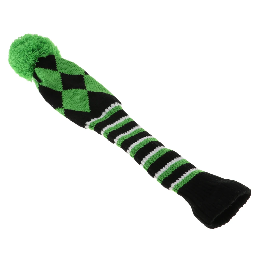 1Pcs Golf Headcovers for Driver Fairway wood Knitted Pom Pom Head Cover Golf Accessories Green/Blue/Red/White 1Pcs Golf Headcovers for Driver Fairway wood Knitted Pom Pom Head Cover Golf Accessories Green/Blue/Red/White