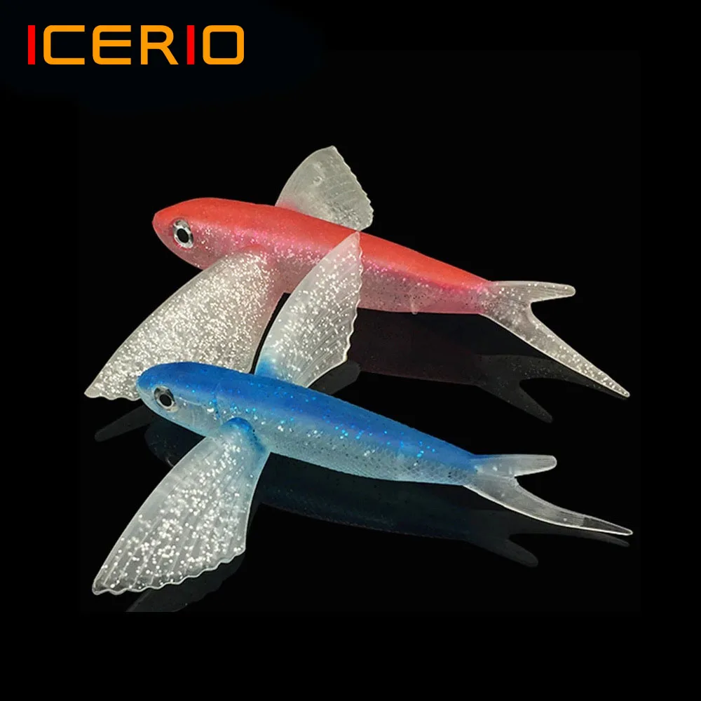 ICERIO 1PCS Saltwater Boat Fishing Soft Flying Fish Lure 21cm 124g/17cm 63g Boat Trolling Jig Fish Tuna Mackerel Fishing Bait
ICERIO 1PCS Saltwater Boat Fishing Soft Flying Fish Lure 21cm 124g/17cm 63g Boat Trolling Jig Fish Tuna Mackerel Fishing Bait