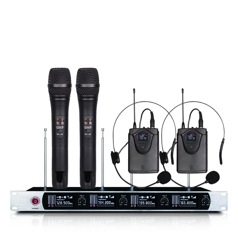 VHF wireless microphone system handheld microphone headset microphone for large and small event microphones wireless
VHF wireless microphone system handheld microphone headset microphone for large and small event microphones wireless