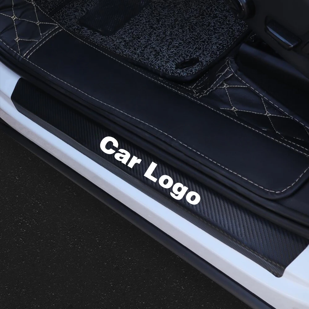 4X Car Door Threshold Protector Accessories Sticker For Mercedes Benz W203 W204 W205 W212 W210 W211 CLA W176 W177 W213 W221 AMG |