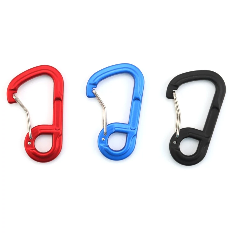 Aluminum Hooks Lock D-Shape Carabiner Clip EDC Quick-release Key Chain Buckle Clip Snap Hook Outdoor Survival Climbing Buckle
Aluminum Hooks Lock D-Shape Carabiner Clip EDC Quick-release Key Chain Buckle Clip Snap Hook Outdoor Survival Climbing Buckle