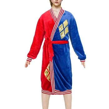 Birds Of Prey Cosplay Suicide Squad Batman Harley Quinn Costume Bathrobe Sleepwear Pattern Plush Robe
Birds Of Prey Cosplay Suicide Squad Batman Harley Quinn Costume Bathrobe Sleepwear Pattern Plush Robe