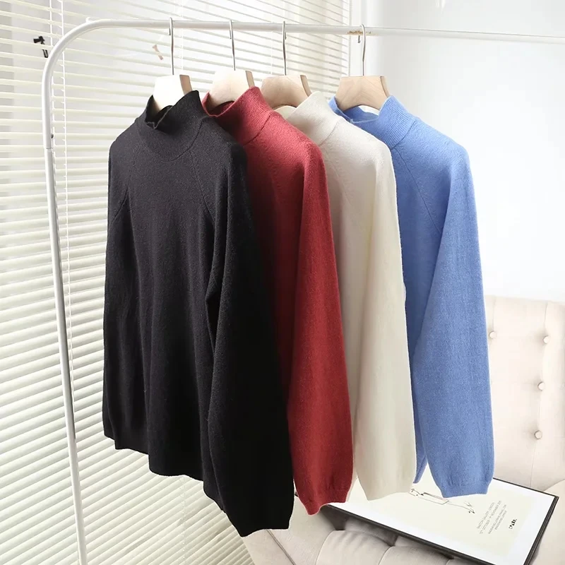 Dave&Di Pullovers Tops Half Of Turtleneck Multicolor Winter Sweaters Women Solid Fashion Simple Pull Femme Sweaters Women 
Dave&Di Pullovers Tops Half Of Turtleneck Multicolor Winter Sweaters Women Solid Fashion Simple Pull Femme Sweaters Women