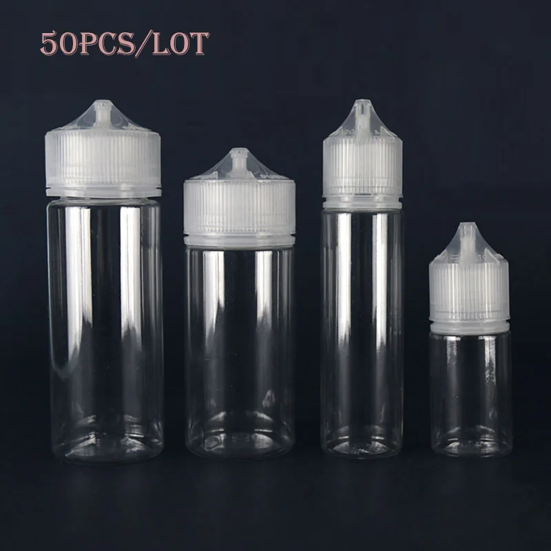 50PCS 30ml 60ml 100ml 120ml Empty Plastic PET Transparent Dropper Bottles E Liquid Vape Juice Bottle with Translucent White Caps
50PCS 30ml 60ml 100ml 120ml Empty Plastic PET Transparent Dropper Bottles E Liquid Vape Juice Bottle with Translucent White Caps