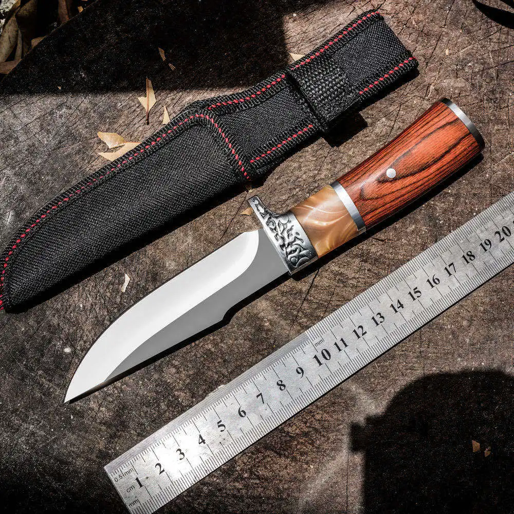 K315B 5CR13Mov Steel Straight Blade Rescue Knife Survival Knife High Hardness Military Knife Retired Knife With Wooden Handle
K315B 5CR13Mov Steel Straight Blade Rescue Knife Survival Knife High Hardness Military Knife Retired Knife With Wooden Handle