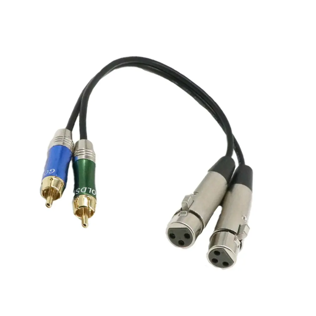 Dual XLR Male to Dual RCA Male 5' Patch Cable - New Pro Audio Dual Connectors Pro Audio Cable Audio Line
Dual XLR Male to Dual RCA Male 5' Patch Cable - New Pro Audio Dual Connectors Pro Audio Cable Audio Line