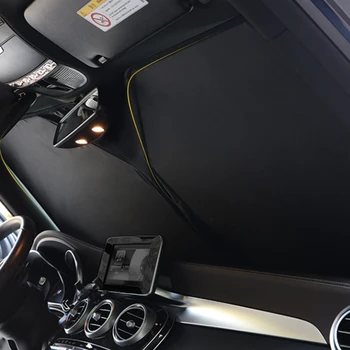 Car Front Windshield Sunshade Cover 100% Reflect Sliver Cloth Foldable Visor Sunshield Cover For Tesla Model X S 2012~2019 Trim
Car Front Windshield Sunshade Cover 100% Reflect Sliver Cloth Foldable Visor Sunshield Cover For Tesla Model X S 2012~2019 Trim