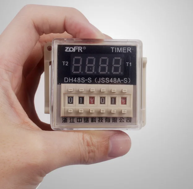 DH48S-2Z DH48S 0.01s-99H99M Digital Programmable Time Timer Relay Switch On Delay SPDT 2 Groups Contacts AC36V,110V,220V,380V
DH48S-2Z DH48S 0.01s-99H99M Digital Programmable Time Timer Relay Switch On Delay SPDT 2 Groups Contacts AC36V,110V,220V,380V