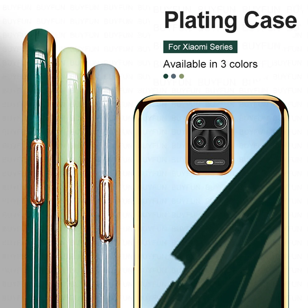 Redmi note 9 pro Модный чехол с рамкой для xiaomi redmi 9s redmy nota 8 8a not note9 s силиконовый мягкий