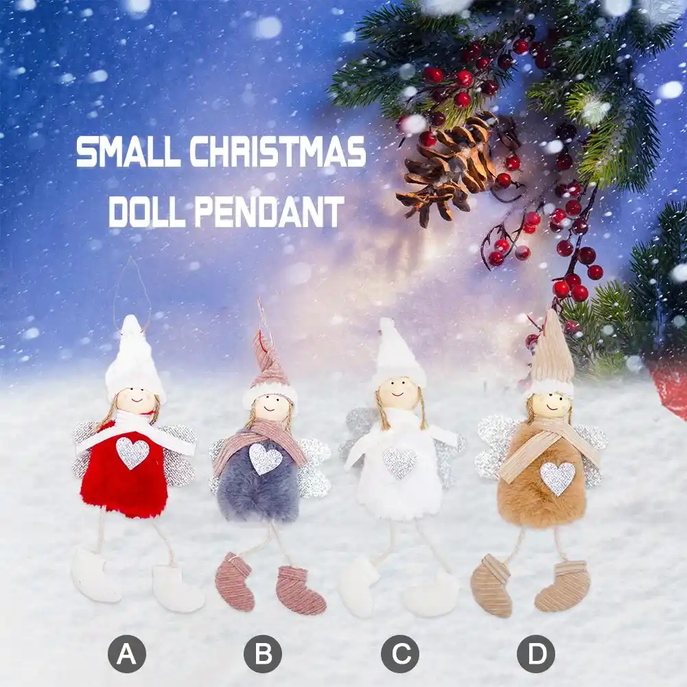 christmas cute angel plush doll house ornaments christmas tree