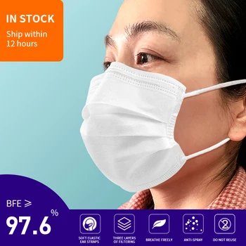 200pcs Disposable Face masks mouth face masks Disposable 3-layer masks effectively prevent Prompt delivery white mouth masks
200pcs Disposable Face masks mouth face masks Disposable 3-layer masks effectively prevent Prompt delivery white mouth masks