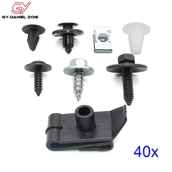 40pcs Engine Under Tray Cover Fastener Clip Car Fender Shield Bottom Splash Guard Self-tapping Screws Kit for Toyota Avensis T25 
40pcs Engine Under Tray Cover Fastener Clip Car Fender Shield Bottom Splash Guard Self-tapping Screws Kit for Toyota Avensis T25