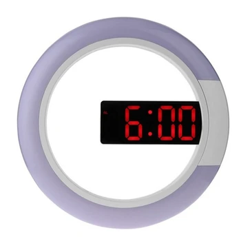 Led Mirror Hollow Wall Clocks Home Decor Multi-Function Alarm Temperature Ring Light Digital Wall Clock
Led Mirror Hollow Wall Clocks Home Decor Multi-Function Alarm Temperature Ring Light Digital Wall Clock