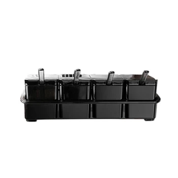 4 Cells Set Seasoning Rack Spice Pots Storage Container Condiment Jars Cruet with Cover and Spoon Kitchen Utensils Supplies
4 Cells Set Seasoning Rack Spice Pots Storage Container Condiment Jars Cruet with Cover and Spoon Kitchen Utensils Supplies