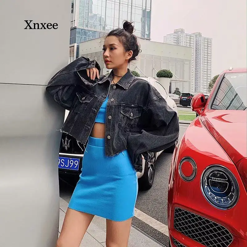 Winter Women's New European and American Style Retro Short Loose Denim Jacket Women Street Fashion Casual Denim Jacket Women
Winter Women's New European and American Style Retro Short Loose Denim Jacket Women Street Fashion Casual Denim Jacket Women