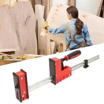 Heavy Duty Quickly Release F Clamps DIY Woodworking Fixing Bar Clips Quick Slide Hand Tool Kit
Heavy Duty Quickly Release F Clamps DIY Woodworking Fixing Bar Clips Quick Slide Hand Tool Kit