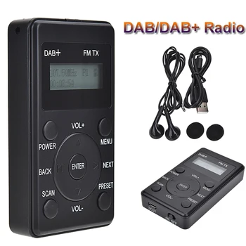 Portable DAB/DAB+ Radio Receiver Mini FM Transmitter with LCD Display Car Radio Broadcasting 3.5MM Stereo Earphone
Portable DAB/DAB+ Radio Receiver Mini FM Transmitter with LCD Display Car Radio Broadcasting 3.5MM Stereo Earphone