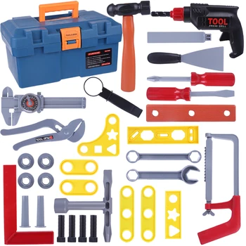 32Pcs Children Simulation Repair Tools Workbench Pretend Tool Workshop Kit Playset Tool Toys Set For Children
32Pcs Children Simulation Repair Tools Workbench Pretend Tool Workshop Kit Playset Tool Toys Set For Children