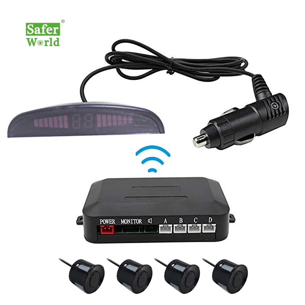 Car Accessories Led Display Parking 4 Wireless Sensors Reverse Backup Radar System With Beeps Buzzer
Car Accessories Led Display Parking 4 Wireless Sensors Reverse Backup Radar System With Beeps Buzzer