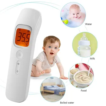 Forehead Thermometer Non Contact Infrared Thermometer Body Temperature Fever Digital Measure Tool for Baby Adult 1 Set
Forehead Thermometer Non Contact Infrared Thermometer Body Temperature Fever Digital Measure Tool for Baby Adult 1 Set