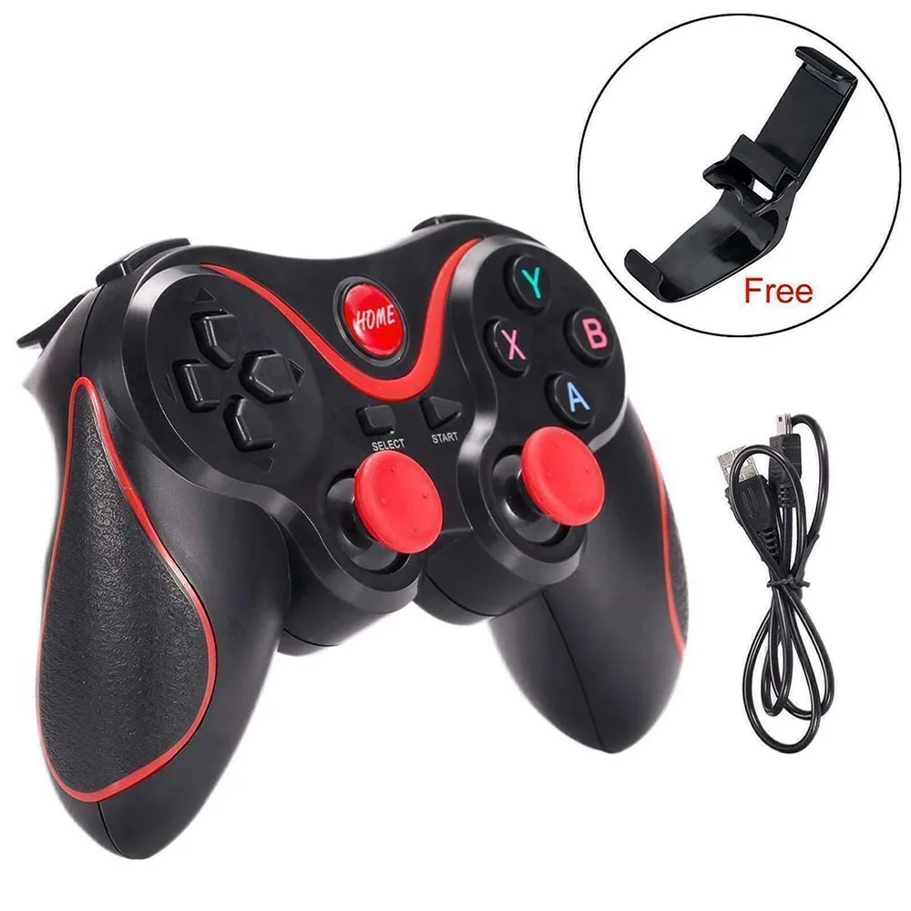 Wireless Bluetooth Handle Gamepad Mobile Game Controller Adjusted Holder For iPhone Android PC Smartphone
Wireless Bluetooth Handle Gamepad Mobile Game Controller Adjusted Holder For iPhone Android PC Smartphone