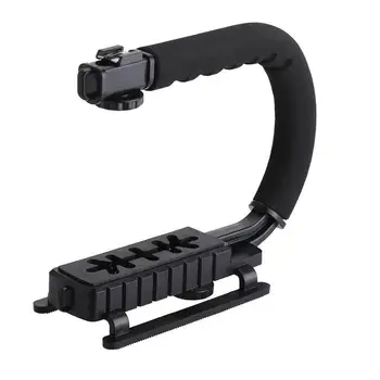 U Shape Bracket Grip Portable Video Handheld Camera Stabilizer with Removable Hot Shoe C-Type Bracket
U Shape Bracket Grip Portable Video Handheld Camera Stabilizer with Removable Hot Shoe C-Type Bracket