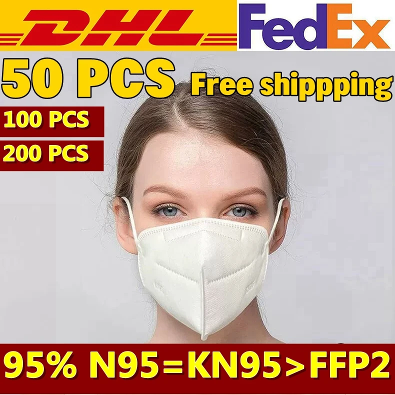 50PCS KN95 95% Filtration efficiency mask Free Shipping FAST SHIP CE certification face respirator
50PCS KN95 95% Filtration efficiency mask Free Shipping FAST SHIP CE certification face respirator