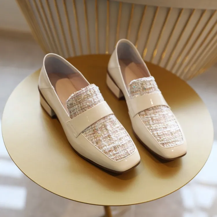 Simple-Style Full-grain Leather Spring And Autumn Fashion Square Head Solid Color Mixed Colors Chunky-Heel Semi-high Heeled Low-
Simple-Style Full-grain Leather Spring And Autumn Fashion Square Head Solid Color Mixed Colors Chunky-Heel Semi-high Heeled Low-