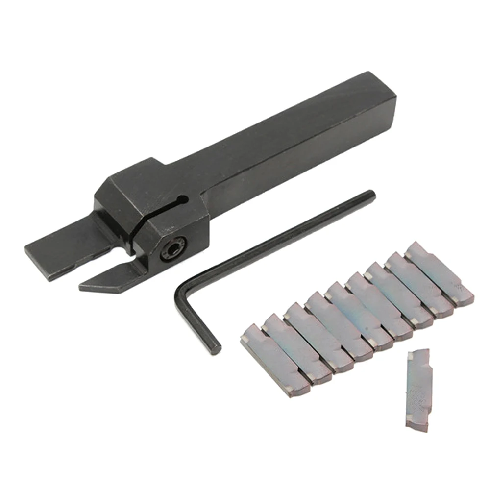 High Hardness MGEHR1212-3 Lathe Cut-Off Grooving Parting Tool Holder & 10Pcs MGMN300 Inserts with Wrench for Lathe Grooving
High Hardness MGEHR1212-3 Lathe Cut-Off Grooving Parting Tool Holder & 10Pcs MGMN300 Inserts with Wrench for Lathe Grooving