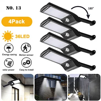 1/2/4Pcs 36 LED Solar Light Outdoor Wireless Street Light Waterproof PIR Motion Sensor LED Solar Wall Lamp for Outdoor Garden
1/2/4Pcs 36 LED Solar Light Outdoor Wireless Street Light Waterproof PIR Motion Sensor LED Solar Wall Lamp for Outdoor Garden