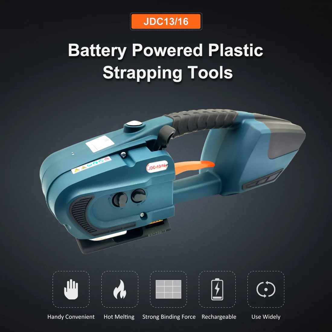 Two Battery Powered PP/PET Strapping Tools JDC13-16mm For Pallet Wrapping Machine Electric Strapping Tool
Two Battery Powered PP/PET Strapping Tools JDC13-16mm For Pallet Wrapping Machine Electric Strapping Tool