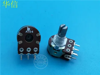 5pcs for HT 148-type Double Rotary Potentiometer A100K / Stepper / Handle Length 15MM / Knurling Axes
5pcs for HT 148-type Double Rotary Potentiometer A100K / Stepper / Handle Length 15MM / Knurling Axes