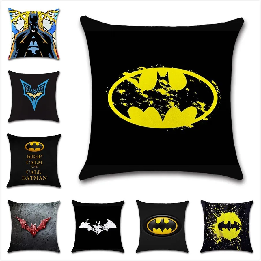 Super hero Batman logo art mark sign Cushion Cover Decoration chair Home sofa seat friend kids cartoon bedroom gift pillowcase
Super hero Batman logo art mark sign Cushion Cover Decoration chair Home sofa seat friend kids cartoon bedroom gift pillowcase