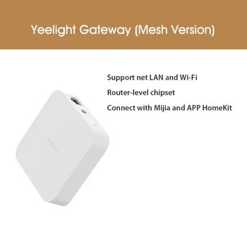 

Yeelight Mesh Gateway Hub YLWG01YL Supporting Device for Mesh Lighting Products Work With Apple Homekit Mijia App smart home