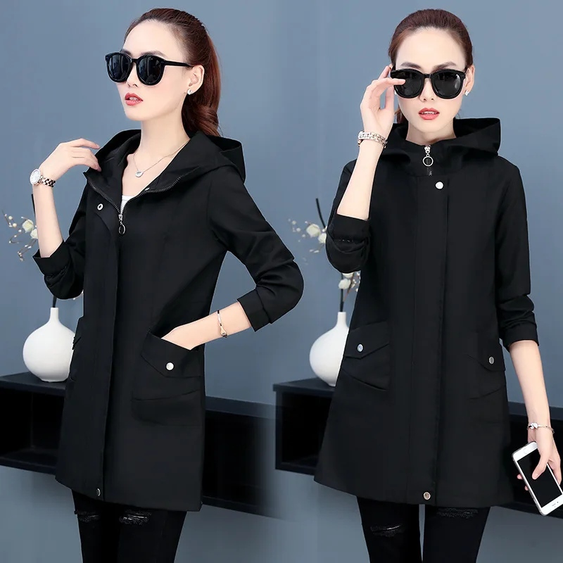 Trench Coat Spring And Autumn Early Autumn New Style Fashion Casual Mid-length Cardigan Overcoat Early Autumn Coat Women's
Trench Coat Spring And Autumn Early Autumn New Style Fashion Casual Mid-length Cardigan Overcoat Early Autumn Coat Women's