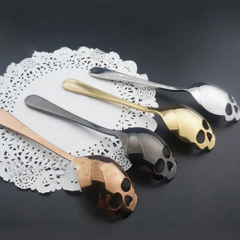 1 Pc Durable Stainless Steel Coffee Spoon Skull Shape Sugar Spoon Gothic Kitchen Spoons Tool Hot Sale Long Handle Tableware
1 Pc Durable Stainless Steel Coffee Spoon Skull Shape Sugar Spoon Gothic Kitchen Spoons Tool Hot Sale Long Handle Tableware