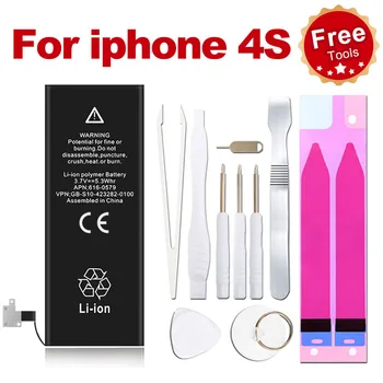 1430mAh Genuine Li-ion Mobile Phone Accessory Replacement Battery Pack for iPhone 4s
1430mAh Genuine Li-ion Mobile Phone Accessory Replacement Battery Pack for iPhone 4s
