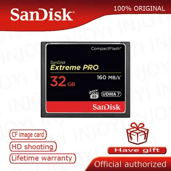 

Sandisk Extreme Pro CF Card 64GB 32GB 16GB 128GB Compactflash Memory card Up to 160MB/s Read Speed for rich 4K and Full HD video