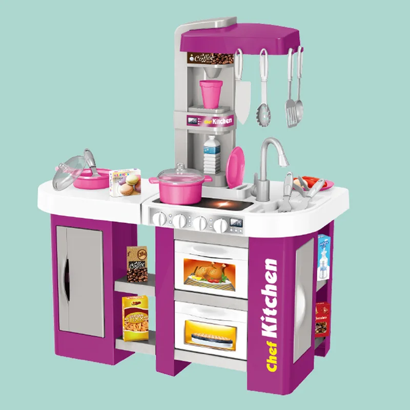 Multi-Faceted Storage Space with Sound of Children Kitchen Toy Light Voice with Water Extractor Plastic Model Kitchenware
Multi-Faceted Storage Space with Sound of Children Kitchen Toy Light Voice with Water Extractor Plastic Model Kitchenware