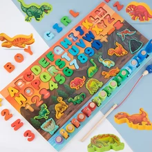 Wooden Shape Sorting Montessori Toys Dinosaur Logarithmic Board Puzzle Educative Stacking Blocks Fishing Game Shape Sorting Toy
Wooden Shape Sorting Montessori Toys Dinosaur Logarithmic Board Puzzle Educative Stacking Blocks Fishing Game Shape Sorting Toy