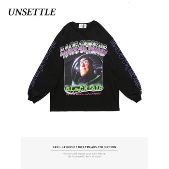 2020 Autumn Oversized Long Sleeve graphic t shirt Harajuku Sci-Fi Print Men/Women Hip Hop Streetwear T-shirts Cotton Male Tops
2020 Autumn Oversized Long Sleeve graphic t shirt Harajuku Sci-Fi Print Men/Women Hip Hop Streetwear T-shirts Cotton Male Tops