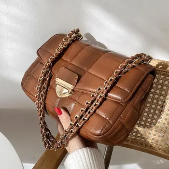 Lattice Square Armpit bag 2020 Fashion New High quality PU Leather Women's Designer Handbag Chain Shoulder Messenger Bag
Lattice Square Armpit bag 2020 Fashion New High quality PU Leather Women's Designer Handbag Chain Shoulder Messenger Bag