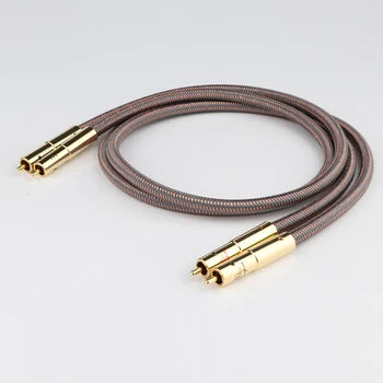 Hifi RCA Cable Accuphase 40th Anniversary Edition RCA Interconnect Audio Cable Gold Plated Plug
Hifi RCA Cable Accuphase 40th Anniversary Edition RCA Interconnect Audio Cable Gold Plated Plug