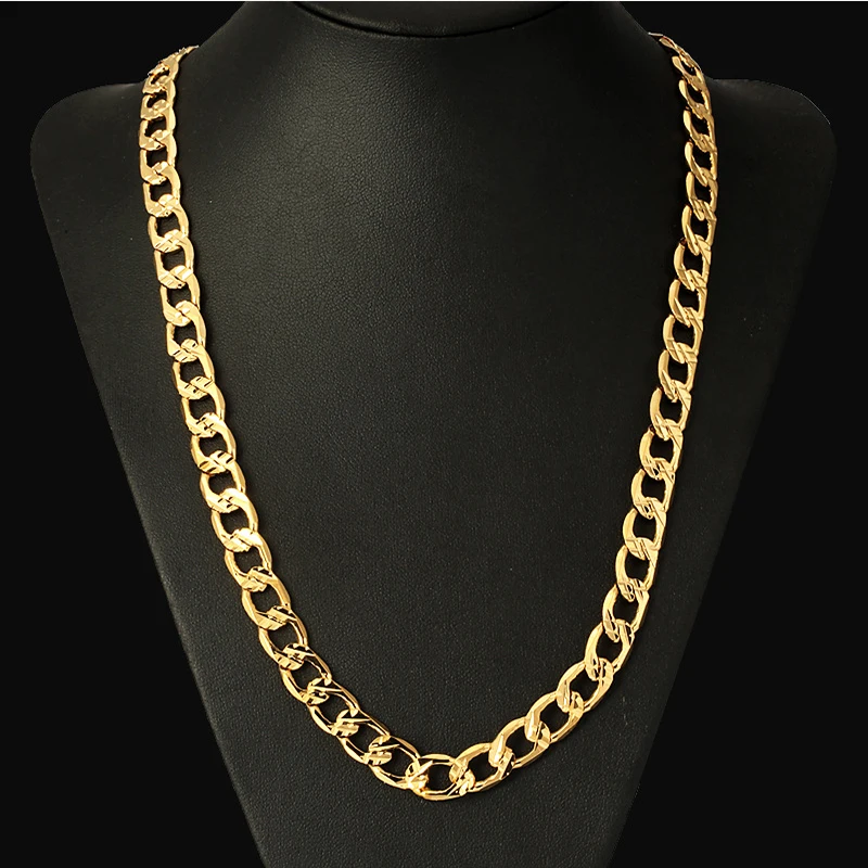 Mens Vintage Hip Hop Large Cuban Link Chain Necklace Gold Color Cadenas Para Hombre Men's Punk Ornaments Collar Gift
Mens Vintage Hip Hop Large Cuban Link Chain Necklace Gold Color Cadenas Para Hombre Men's Punk Ornaments Collar Gift